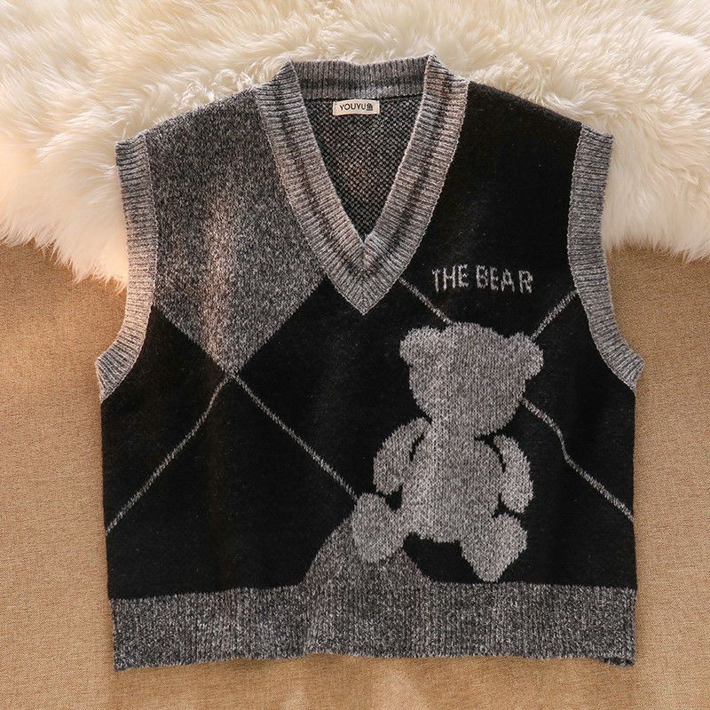 The New blue black bear Vest import Premium