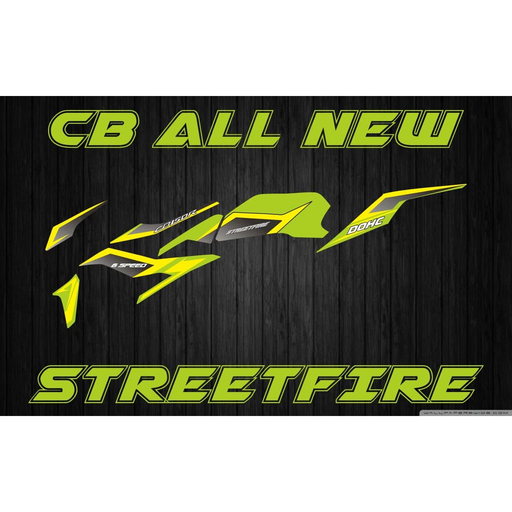 Stiker motor all new cb150r streetfire