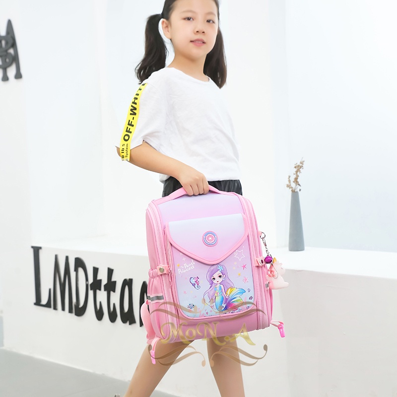 [MONA] TAS SEKOLAH RANSEL ANAK CEWEK MOTIF PUTRI DUYUNNG LUCU UNIK CUTE IMPORT PREMIUM -M0182