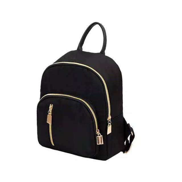 TAS RANSEL/TAS BACKPACK FASHION/TAS WANITA/TAS PUNGGUNG HITAM