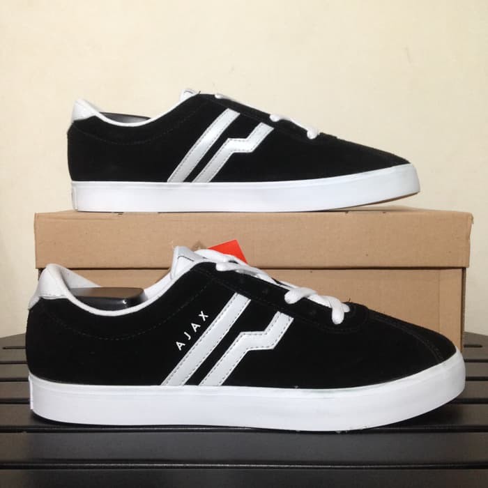 Sepatu Skate Original Piero Ajax Black White Original