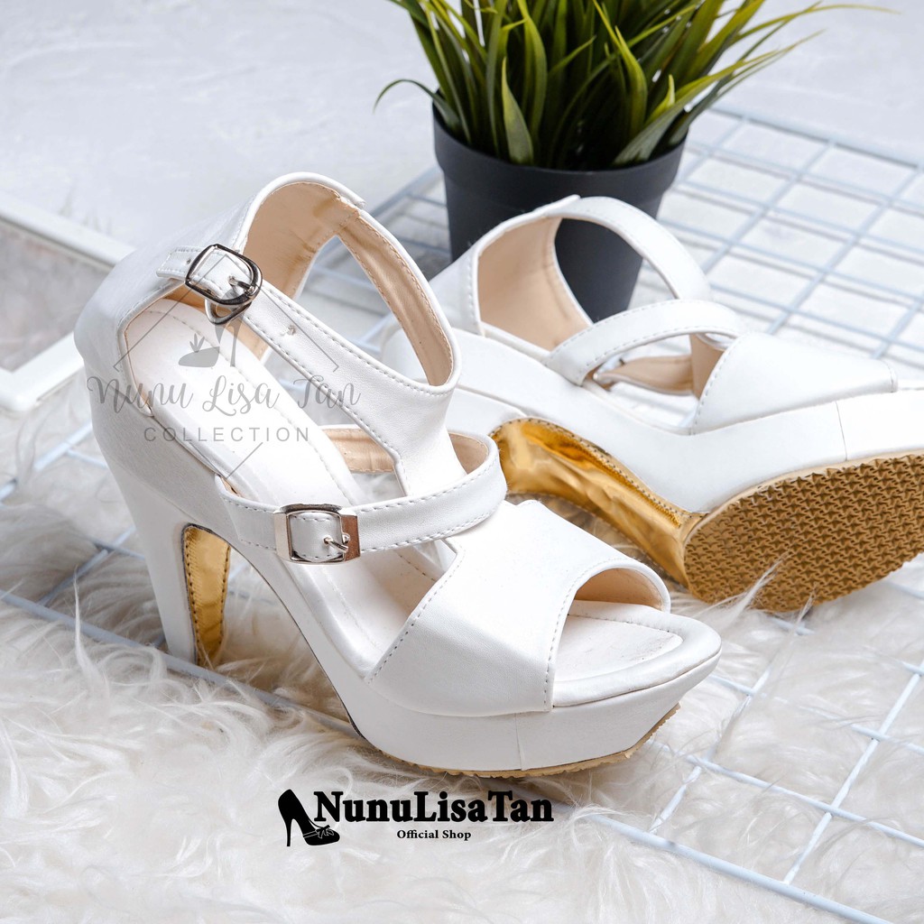 NunuLisaTan - Promo Murah Cod Baru High Heels Wanita Trendy GESPER 2