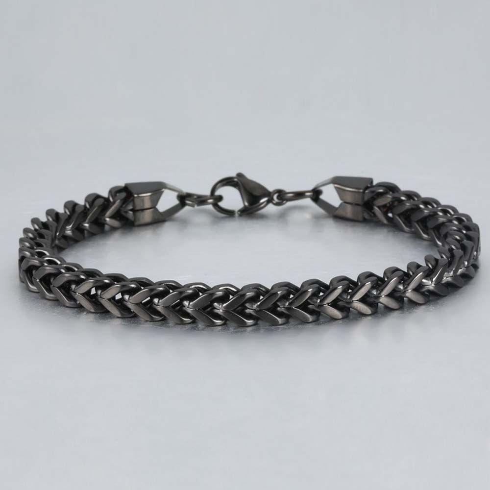 Gelang Warna Emas Bahan Stainless Steel Untuk Pria