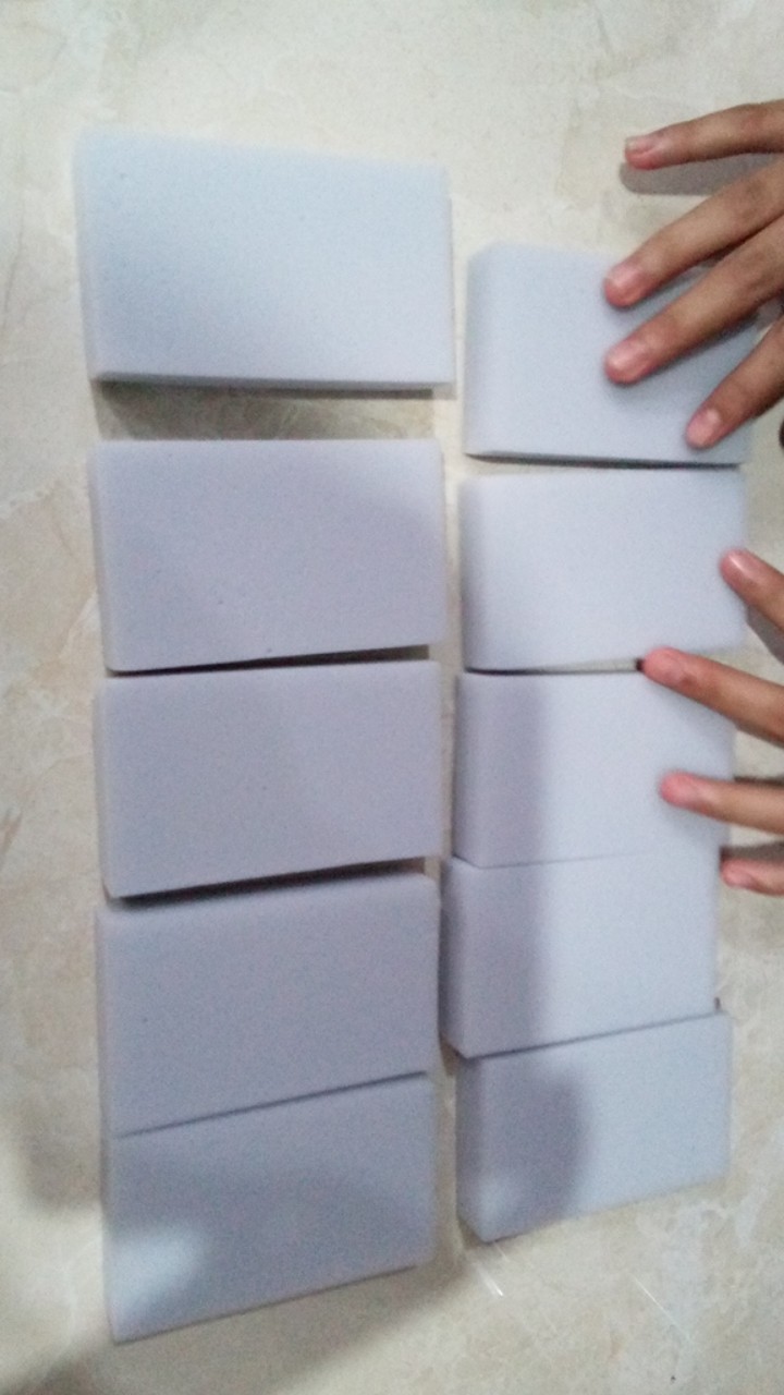 10pcs Magic Sponge Cleaner Bahan Melamine Foam Untuk Dapur