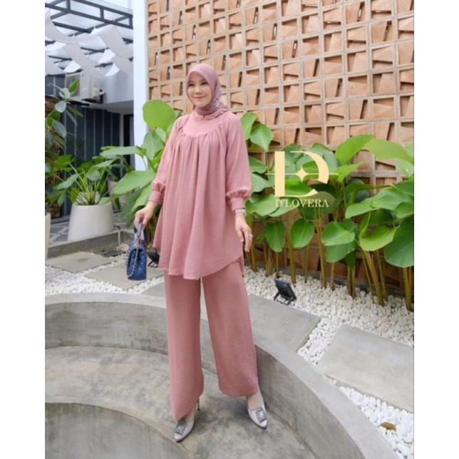 YUNA SET/ SETCEL TERLARIS FASHION WANITA MUSLIMAH