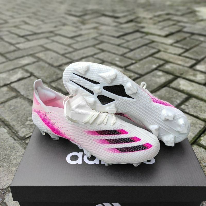 Adidas X Ghosted.1 White Black Pink- Soccer