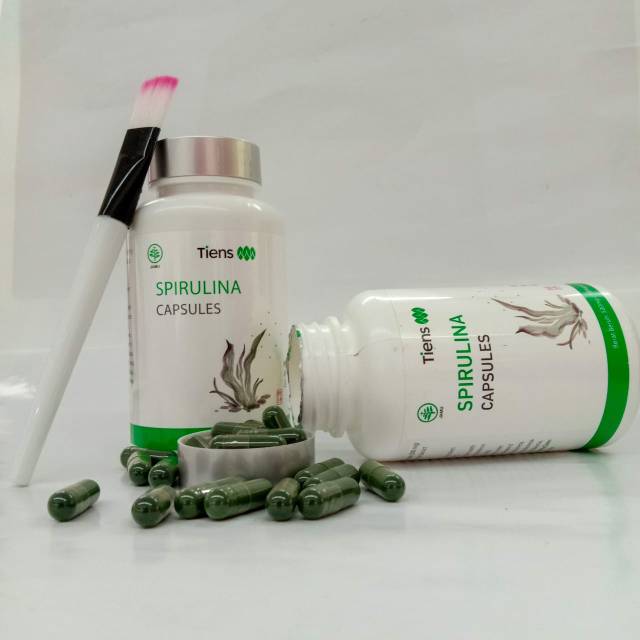 (FREE KUAS+MANGKUK) MASKER SPIRULINA TIENS ORI