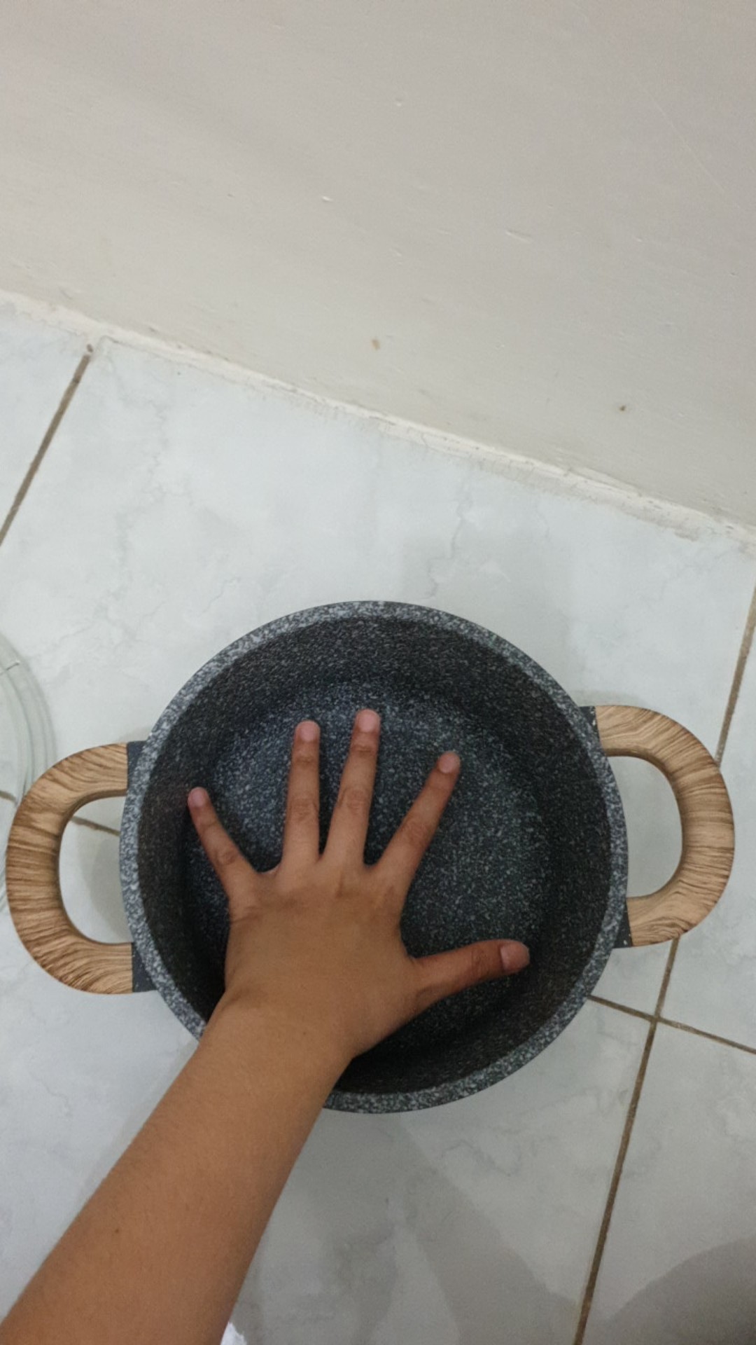 Debellin Casserole 20 Cm - Grey Granite Cookware Series Atau Panci Anti Lengket Premium