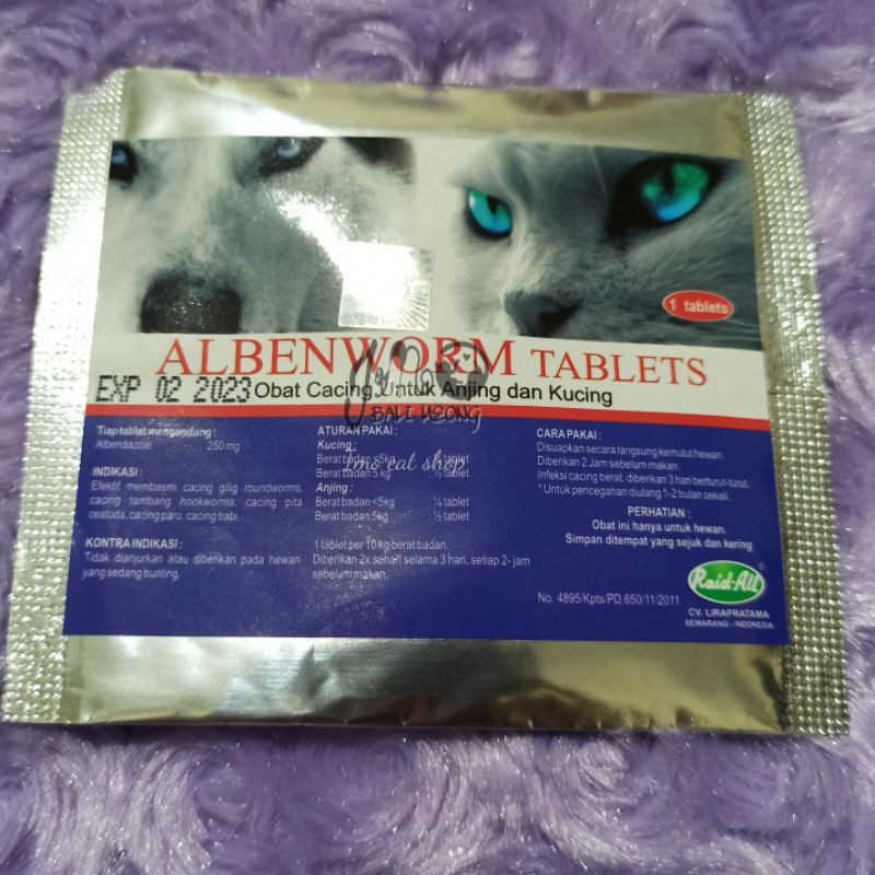 Albenworm tablet