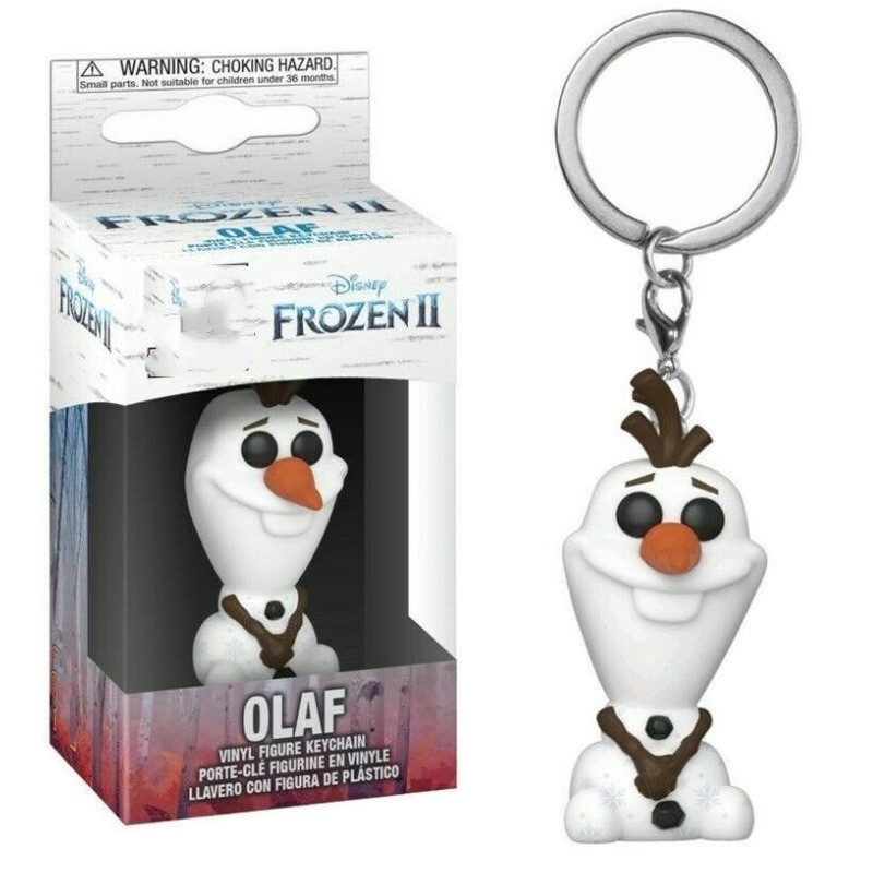 Funko POP Gantungan Kunci Desain Disney Frozen Olaf Elsa Anna Bahan PVC Untuk Hadiah Anak Perempuan