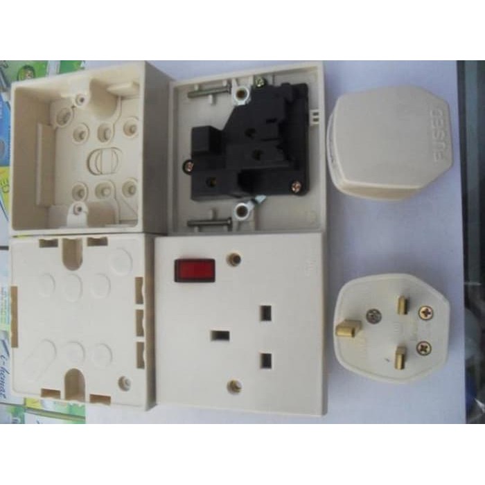 Jual STOP KONTAK AC SET BROCO StopKontak OB AC SET Diskon