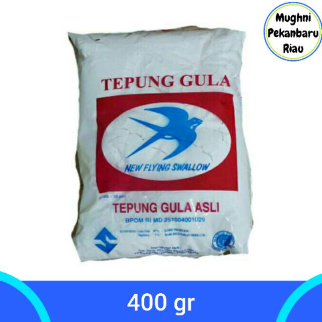 

Tepung Gula Swallow / Bangau Terbang 400 gr