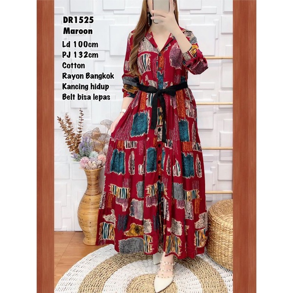 DR1525 Dress Rayon Bangkok