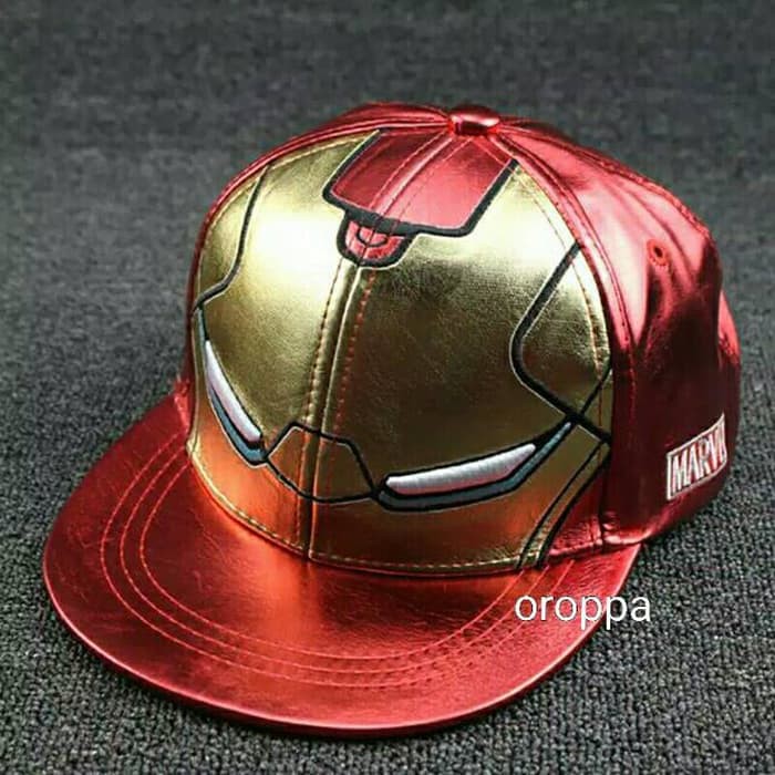 Topi Iron Man Ironman Anak Superhero Pahlawan Marvel The Avengers Pet