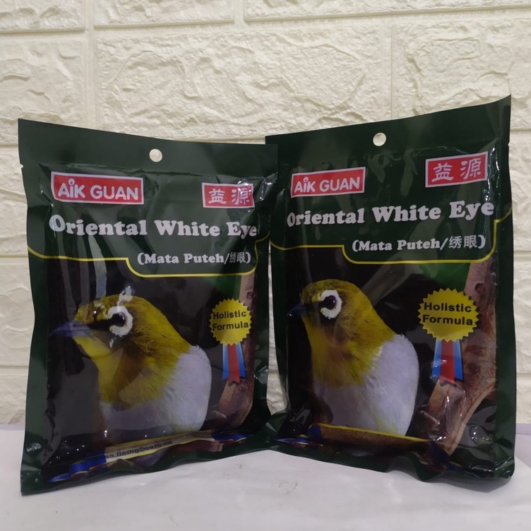 Aik Guan voer pakan pleci oriental white eye 200 gram voer pleci prenjak