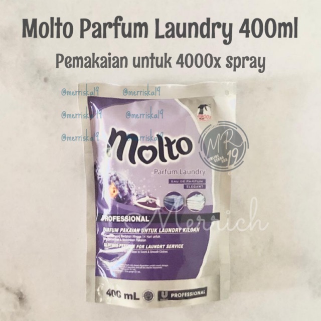 Molto Parfum Laundry Spray Trika Kemasan 400ml READY STOCK