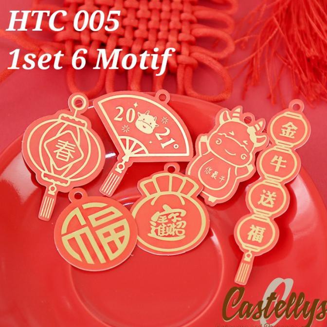 

:<:<:<:<] Hangtag Hang Tag HTC 05 Gantungan Label Hampers Kue Imlek Sincia CNY
