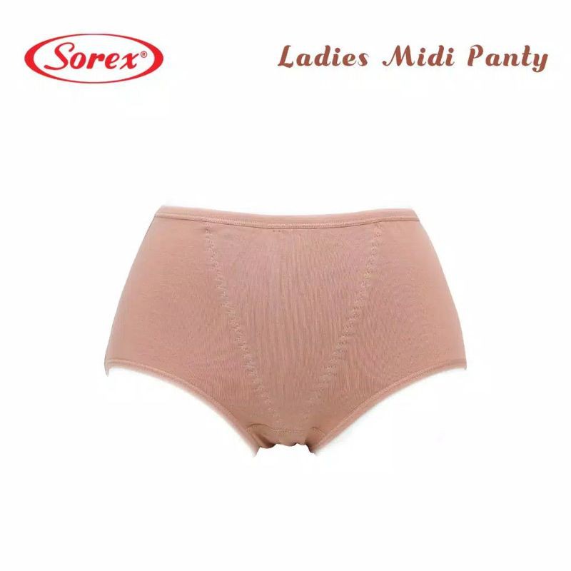 Sorex CD Wanita Ladies Cutting Midi Tinggi Panty 3060 Katun Basic
