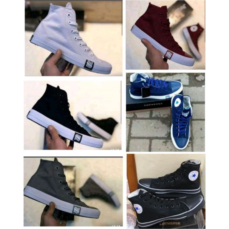 SEPATU CONVERSE ALL STAR HIGH model undefeated + BOX