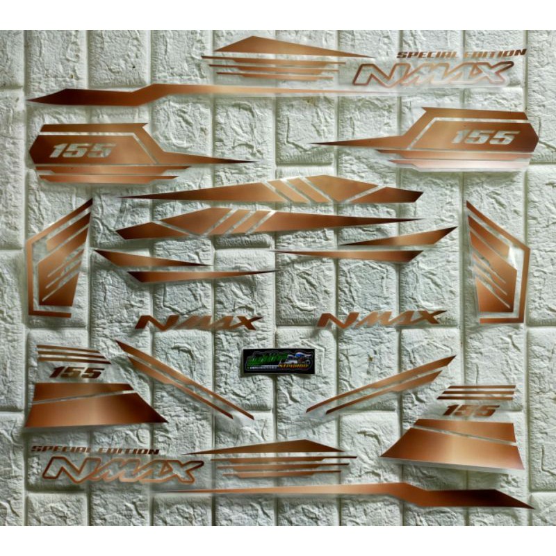 STRIPING STICKER NMAX NEW 2020 LIST SIMPLE TRANSPARAN UV