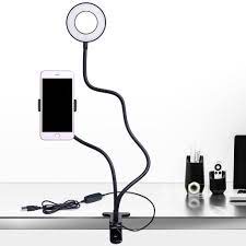 Ring light holder + tripod jepit