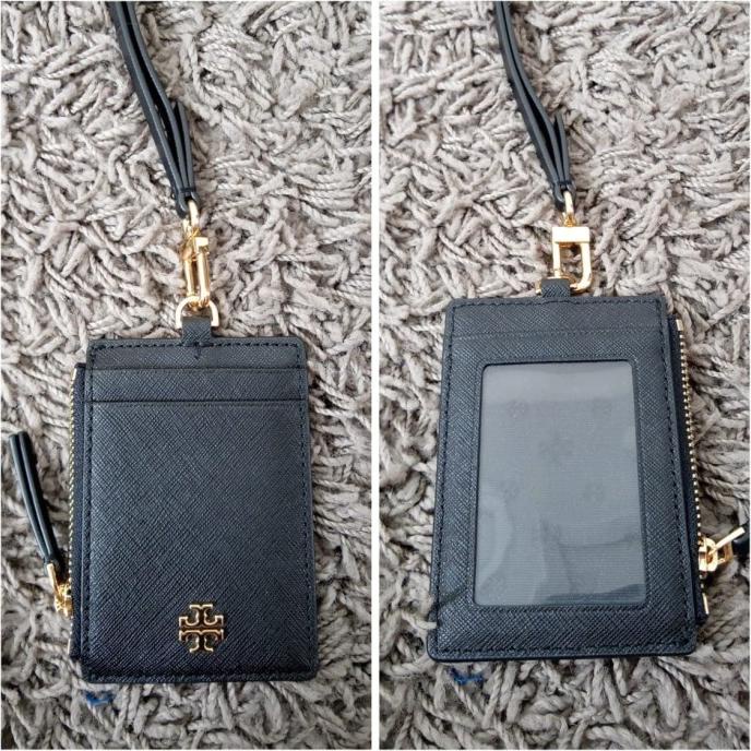 

Ready Tory Burch Id Tag Lanyard Black Leather Ghw Terlaris