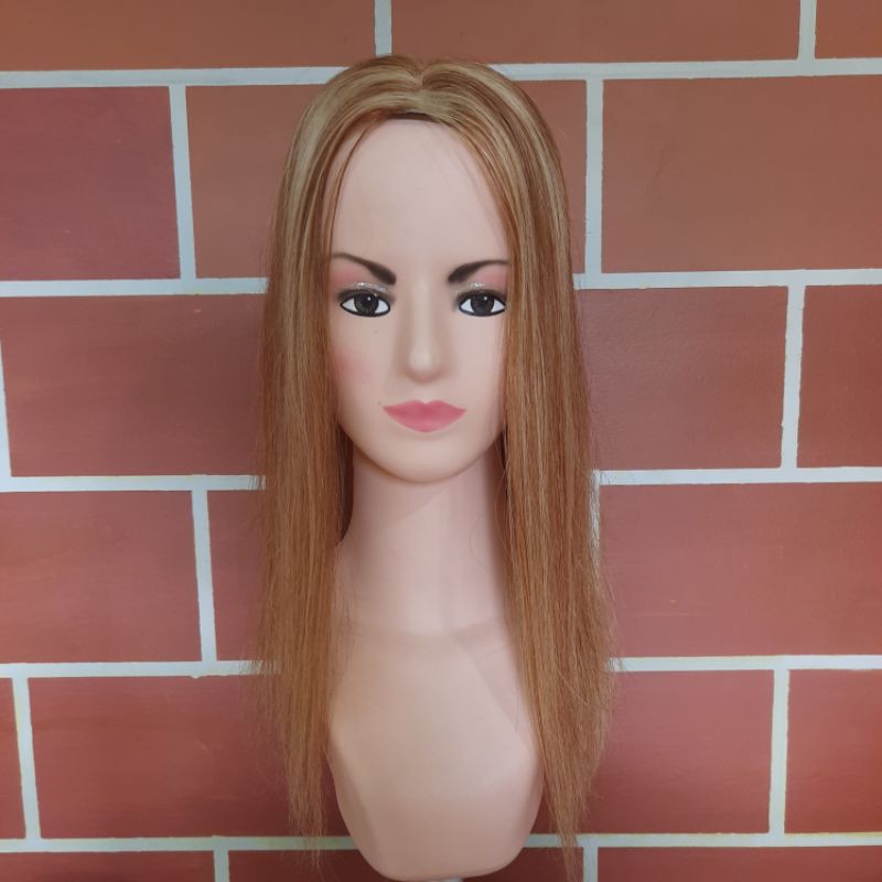 Topper Hair Top Penebal Rambut 100% Human hair