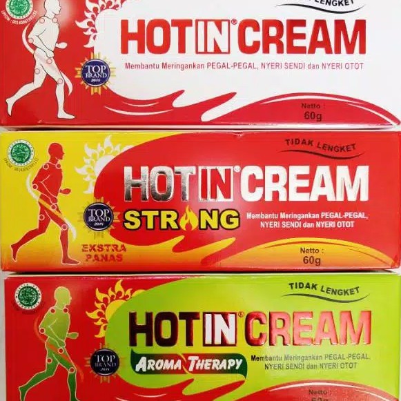 hotin hot in cream krim 60 gram sendi otot nyeri