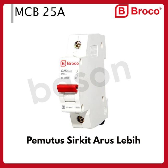 BROCO MCB 25A - 1P 17325C