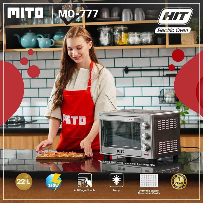 OVEN MITO MO-777 - Oven MITO low watt MO 777 / MO777 / MO-777 [TERMURAH]