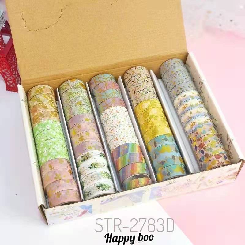 washi tape isolasi motif satuan deco tape isolasi kertas motif