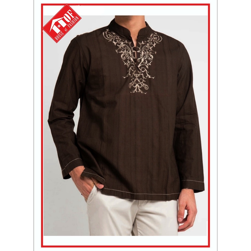 Kemeja Koko BOMBBOOGIE Lengan Panjang 001 Original