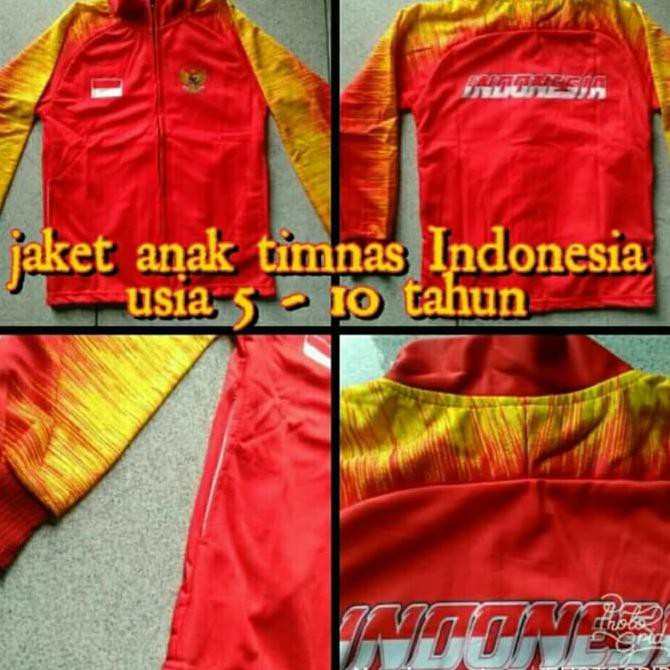 Barang Berkualitas JAKET JERSEY BOLA ANAK KIDS TIMNAS INDONESIA REAL PICTURE ASLI PROMO | CUCI