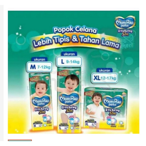 Mamypoko Pants xtra Kering Slim M30 L28 XL23