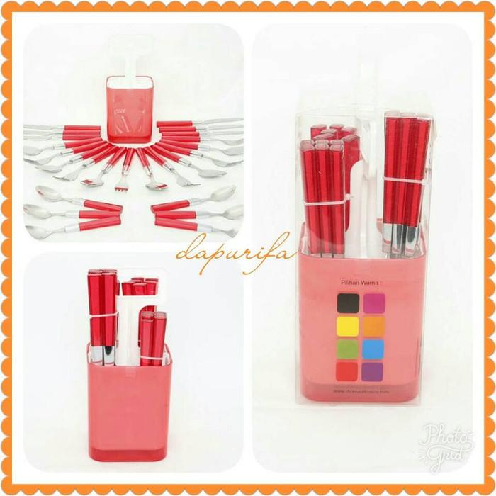 Nay / Sendok Makan Vicenza Stainlees Steel Cutlery Set V241C Kualitas Terbaik