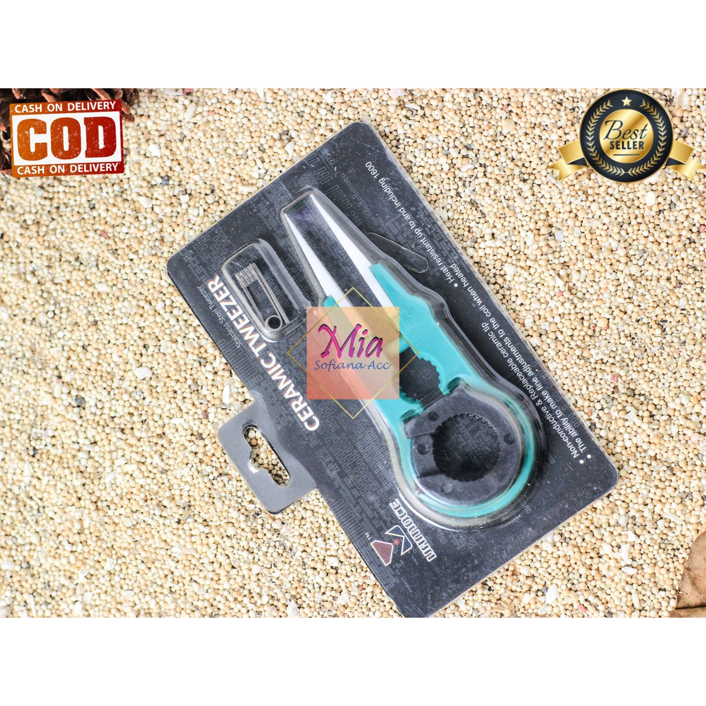 PERALATAN VAPOOR AUTHENTIC TWEZEER KERAMIK Plus coil 2 pcs