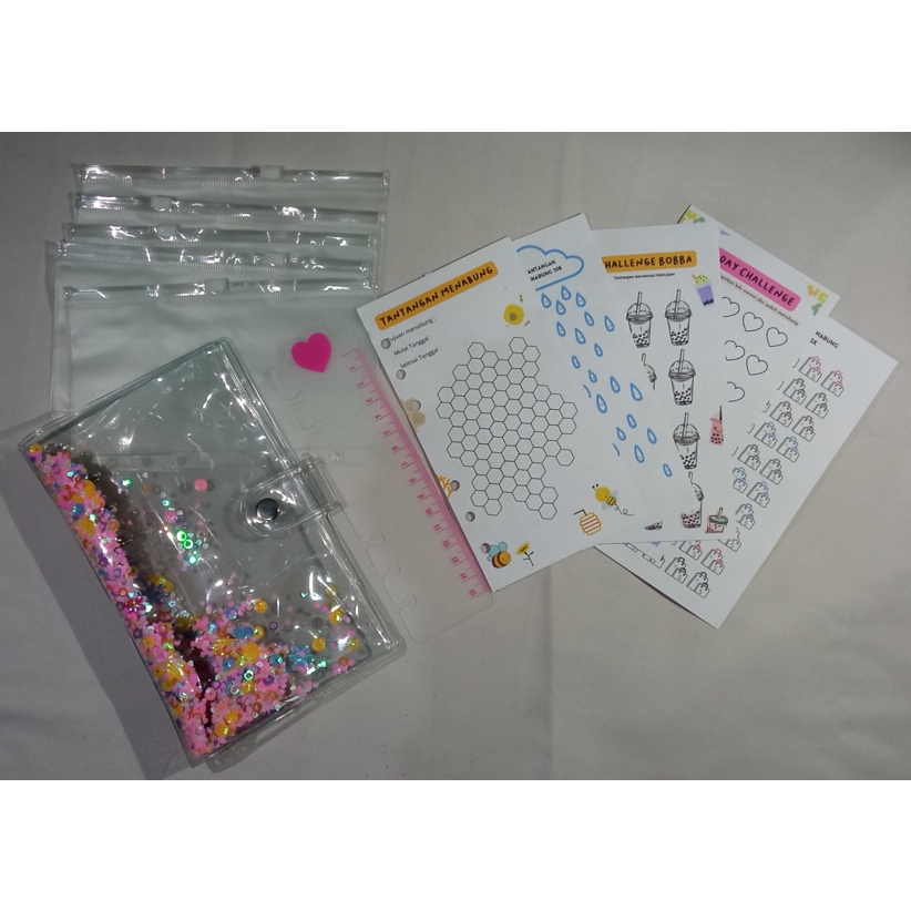 

Paket New Binder Keuangan A6 Manik Pink | Binder Keuangan/Anggaran