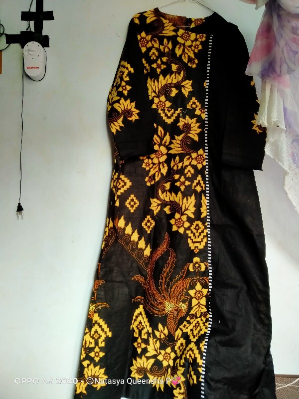 Gamis Batik Manggar,sekar,cantik, Kubis,kupu,padi,daun/cod