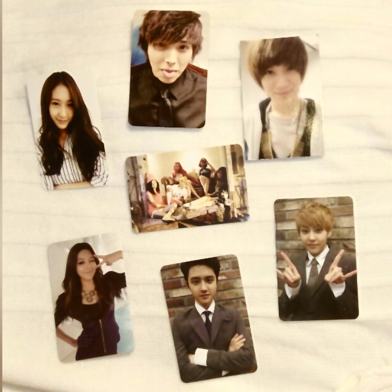 PC Photocard Official K-Pop f(x) EXO Shinee Super Junior Girls Generation