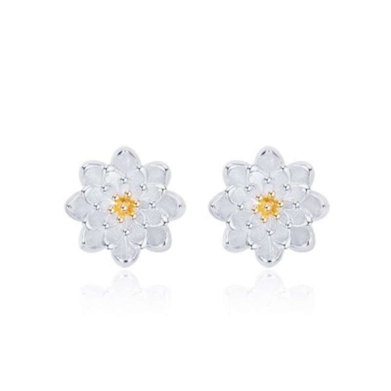 925 anting perak sterling anting-anting wanita dengan perhiasan fashion berlian-L