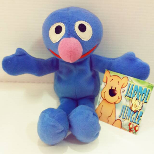 Boneka Mini Bean Bag Sesame Street Blue