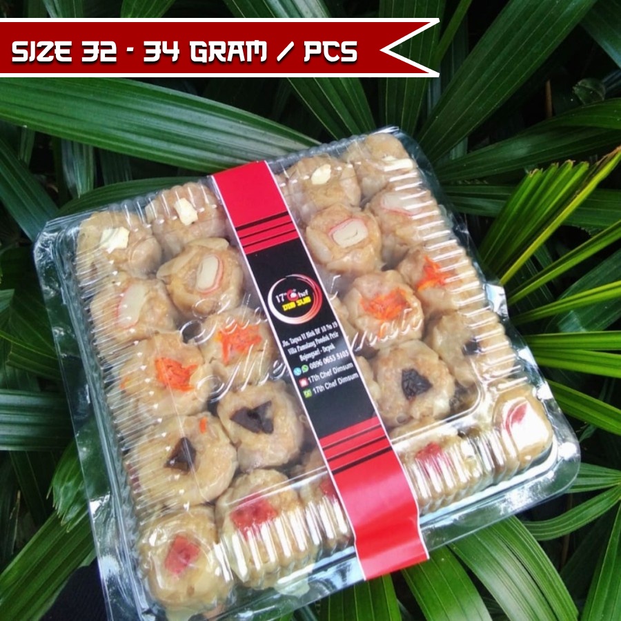 

Dimsum Ayam Mix Ukuran 32-34 Gram (50 Pcs)