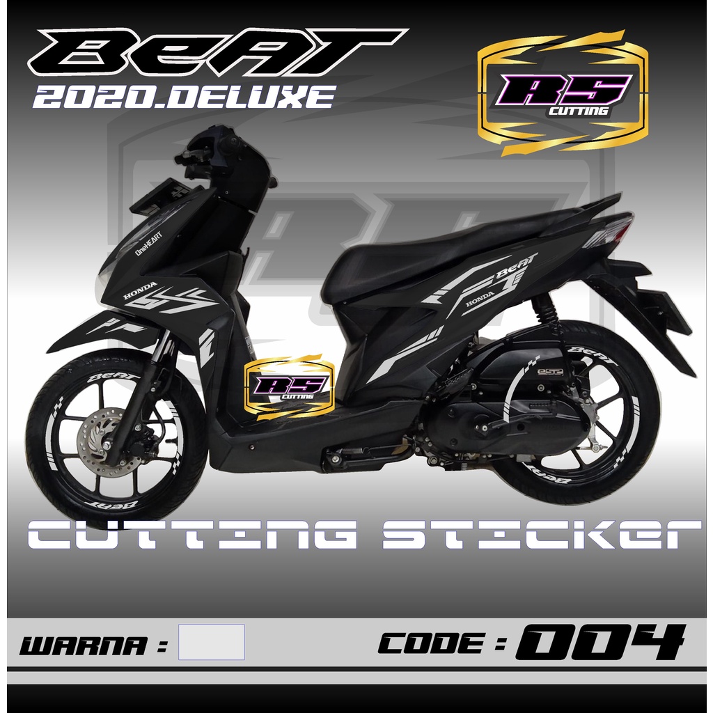 RYA Cutting Sticker Beat Deluxe & Velg Beat - List Variasi motor Beat aksesoris Motor Beat Deluxe St