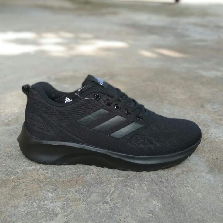 Menarik.. Sepatu Sekolah Adidas Hitam Polos Pria/Wanita Sepatu kerja