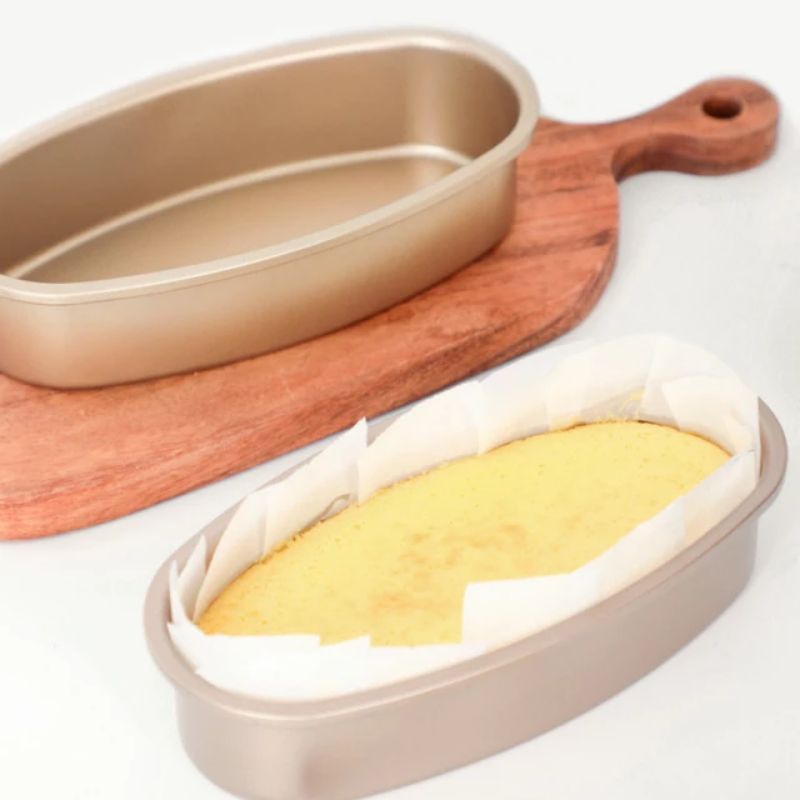 loyang cheese cake pan loyang oval anti lengket