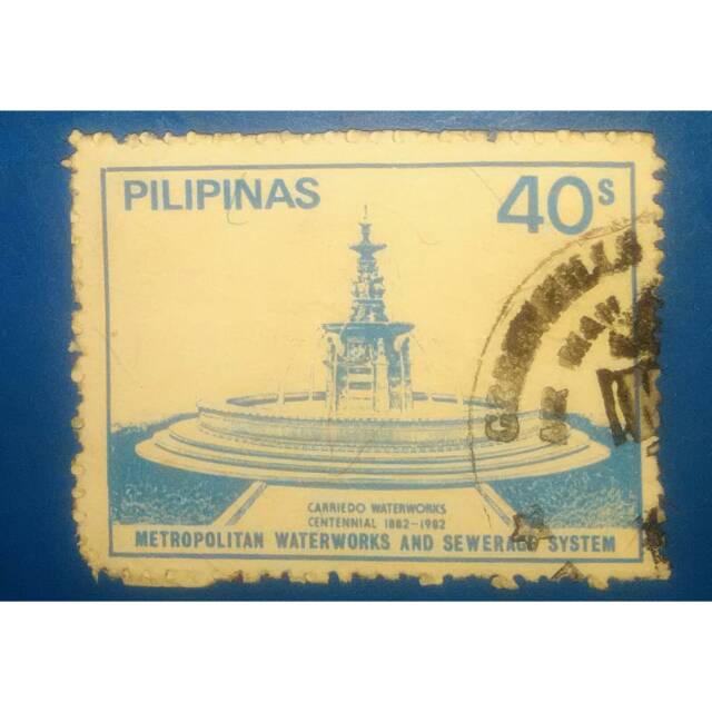 

Perangko Pilipinas thn 1982 Manila Metropolitan Waterworks