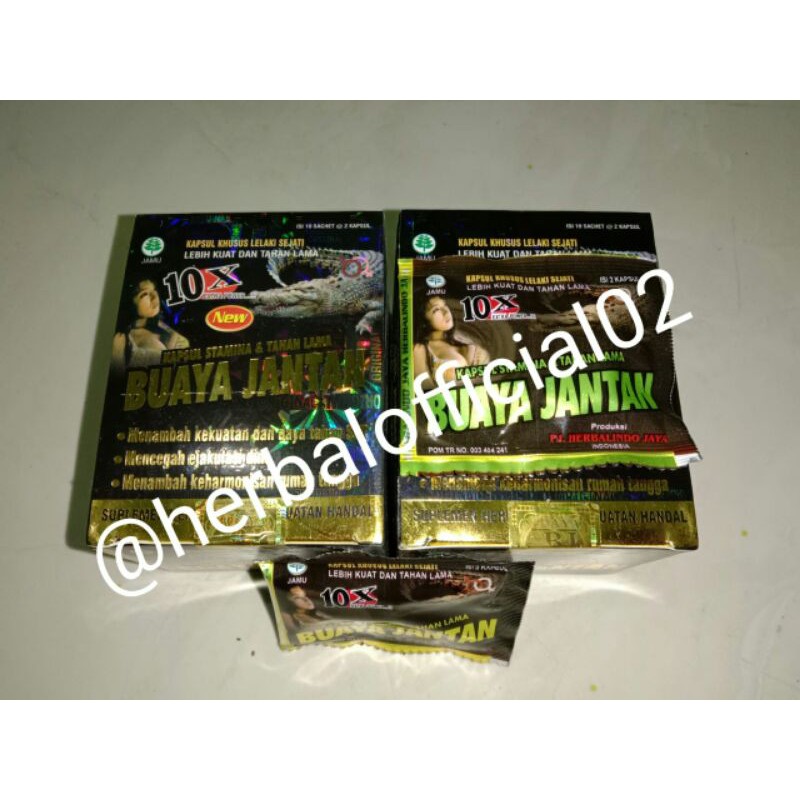 Buaya jantan 10x original