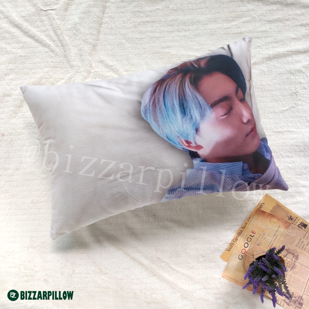 Bizzarpillow Bantal Tidur Halu Custom Foto Kpop Idol / BTS / NCT / Anime / Wibu BZ132