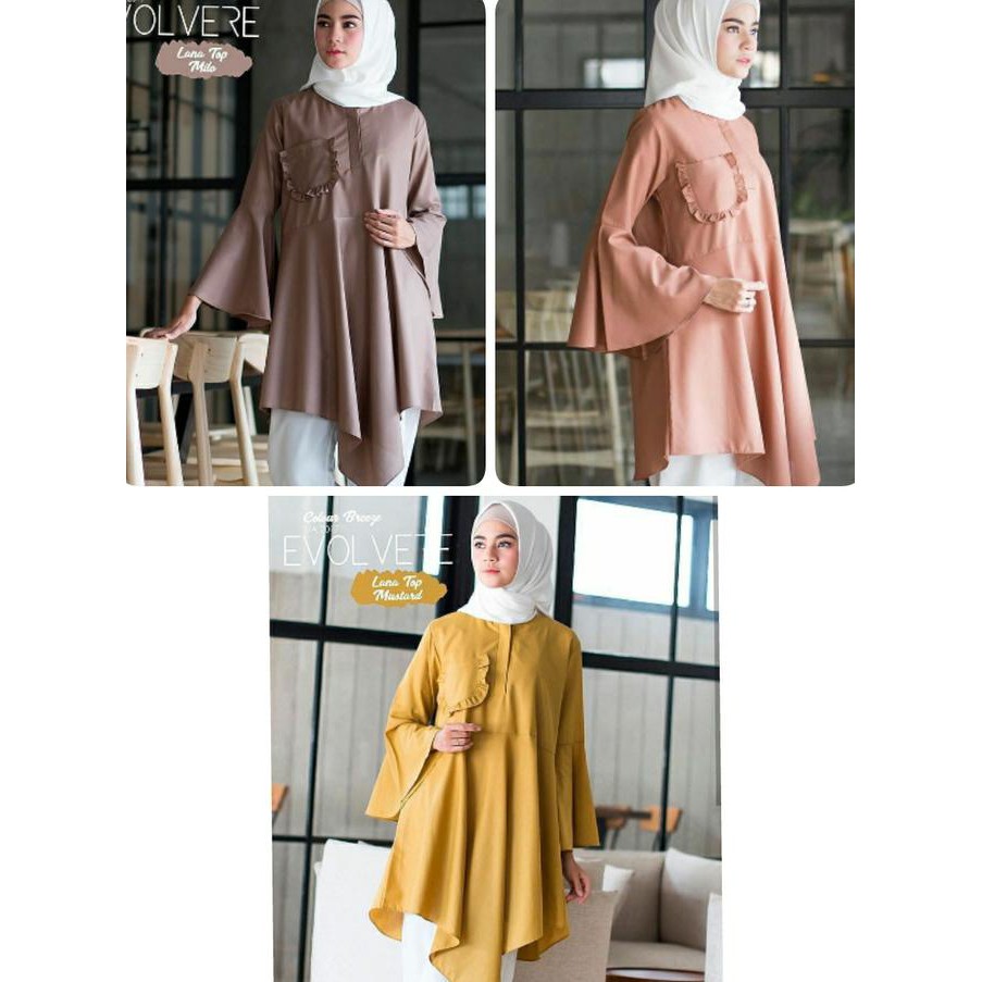 FASHION WANITA DAN PRIA FEBRI BLOUSE MUSLIM MURAH/ATASAN MUSLIM CANTIK LUCU/BAJU WANITA HOTD