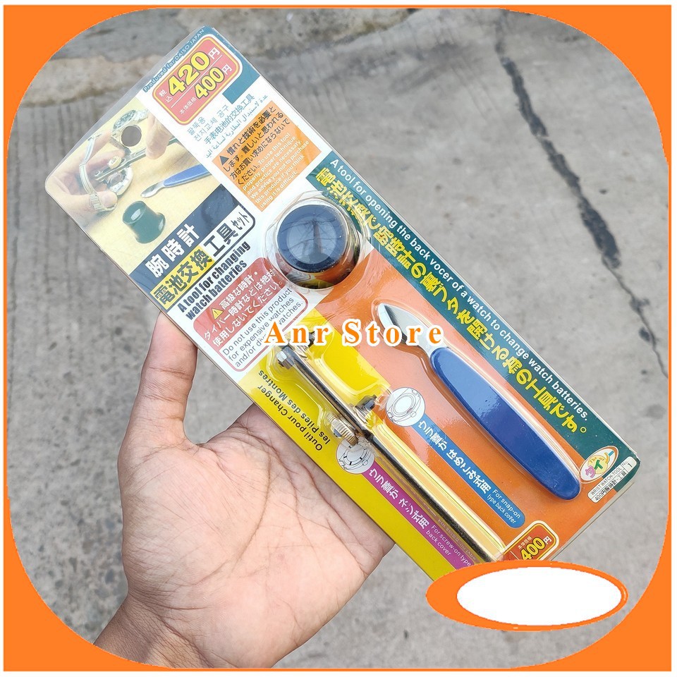 Alat Servis Jam Tangan 3 in 1 Eyeloop Pisau Congkel Case Opener